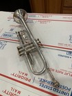 Vintage Getzen 300 Series Silver Plated Trumpet With Case And Mouthpiece