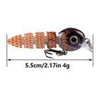 6pcs Swimbait Fishing Lures Mini Hard Bait Jointed Fishing Tackle