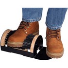 Shoe Gear Boot   Shoe Scrubber  Hardwood   Steel  Black