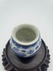 Antique Chinese Blue And White Porcelain Brush Washer     Dragon Pattern