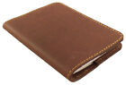 Pocket Notebook Refillable Leather Mini Composition Book Cover Notepad Handmade