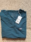 Figs Women s Technical Collection V-neck Medical Scrub Top Xs Teal Solid Blend