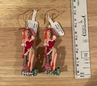 Disney Jessica Rabbit Ornament Rare Vintage Christmas Collectibles X 2 New