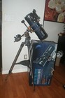 Pre-owned Celestron  Astromaster 114eq Telescope W  Eq Mount 3x Barlow Lens
