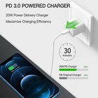 Lot 20w Pd Type Usb-c Fast Wall Charger Adapter Block Us For Iphone Ipad Android
