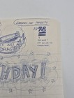 Vtg 1970s 2 Hand Written Letter   Drawings Postmarked Stamp Envelope Frampton
