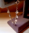 Sterling Silver Anklet Bracelet  925 Sun Charms 9  Brand New Beach Jewelry
