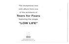 Roland Orzabal Promo Postcard From Tomcats Screaming Outside Tears For Fears