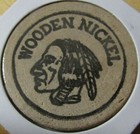 Vintage Brookdale Coin Brooklyn Center  Mn Wooden Nickel - Token Minnesota