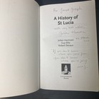 Signed   A History Of St Lucia   By Jolien Harmsen