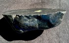 Black Big Sur Jade Split Open Big Stone 528 Grams -1 16 Lbs Monterey California