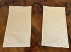 Authentic Herm  s Dust Bag - Beige Cotton Drawstring Shoe Storage Pouch-lot Of  2