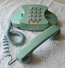 Vintage 1983 Retro Bell System Blue green Princess Push-button Telephone