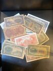 A Variety Of Different Chinese Bills In Great Condition Bundle Deal