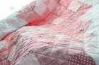 Pixelated Heart   New Handmade Baby Girl Quilt   Pinks