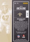 2017 Panini Contenders - Rookie Ticket Alex Anzalone  175  au  Rc  Lions saints
