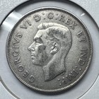 1943 Canada 50 Cents - Silver Half Dollar - George Vi - Canadian Coin