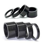 1-1 8  Carbon Fiber Fork Tube Spacers Bike Headset Bicycle Road Gravel Mountain 