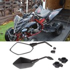 For Honda Rubicon 500 Trx500 Atv Rearview Side Mirrors   7 8  Handlebar Clamps