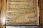 Antique 1856 Colton s Railroad   Township Map State Of Maine Wall Map W Rod Rail