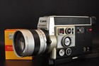 n Mint  Canon Auto Zoom 814 Electronic Super 8 Movie Film Camera Japan -read-