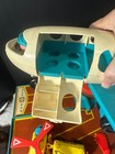 Vintage Fisher Price Little People Play Family Airport  996 W helicopter   Extra