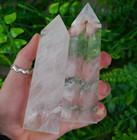 Natural Clear Quartz Tower Clear Crystal Obelisk Wand Healing Gifts For Man Woma