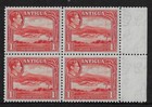 Antigua 1938 Kgvi Def  Blocks 1 2p-6p  Sg98-104 sc 84-91 mnh  Cv   129    a167