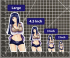 Hinata Hyuga Naruto Sticker Decal -mad Arms Crossed- 4 Different Sizes
