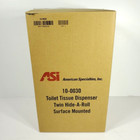 Asi  10-0030 Stainless Toilet Tissue Dispenser Twin Hide-a-roll Surface Mounted