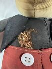 Vintage Knickerbocker Plush Mickey Mouse Antique Doll W  Wooden Shoes 1930s