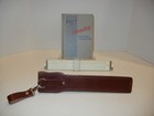 Vintage Post Versalog Slide Rule Model 1460   Leather Case   Strap   Belt Loop