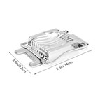 Stainless Steel Kitchen Tool - Egg Slicer   Cutter  Durable And Easy To Use