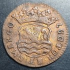 Netherlands East Indies Voc Zeeland Luctor Emergo Indonesia 1 One Duit 1729