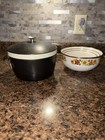 Corning Corelle Ware 3-piece Nesting Floral Mixing Bowl Set Glass 2 Qt