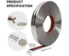 20 Ft Peel And Stick Molding Trim  0 8 In Self Adhesive Inside   Outside Corner