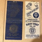 Vintage Match Book Covers Matches Strike Ads Auto Gas Hotel Sports Military Old
