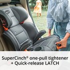 Car Seat Booster 2-in-1 Backless And High Back 40-100 Lb Chicco Kidfit Cleartex