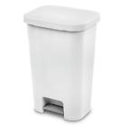 11 9 Gallon Step On Trash Can Kitchen Wastebasket Easy Clean Modern Design New