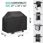 67 Inch Bbq Grill Cover Waterproof Heavy Duty Protection Gas Grill Accessories