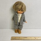 Vintage Finnish Folk Doll 1970s Scandinavian Tourist Doll W  Wool Outfit   Boots