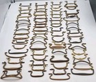Antique Drawer Bails Pulls Handle Large Mix Lot Old Vintage Brass Hardware 