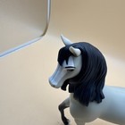 Spirit Riding Free Plastic Model Horse Figurine White With Black Legs Name Smoke
