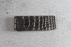 Vintage Tiffany   Co Sterling Silver Money Clip-alligator Skin Pattern
