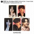 Exo 7th Album Exist Exocial Club Cream Soda Md Random Trading Card D Ver Kpop