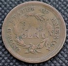 1853 Braided Hair Half 1 2c Cent Xf Extra Fine Detail