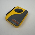 Sony Wm-sxf30 Sports Walkman Am fm Cassette Player Yellow Tested Working