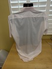 Vintage 70s Sears Perma-prest Dress Shirt Men Disco Pink Poly Cotton Size Unknow