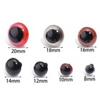50pcs Plastic Safety Eyes 8-20mm Amigurumi Teddy Bear Doll Craft Diy Toy Eyes