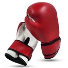 Premium Red Vinyl Boxing Gloves Training Sparring Punching Bag Kickboxing Mma